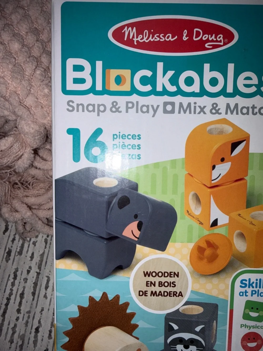 Melissa & Doug Blockables Woodland Friends